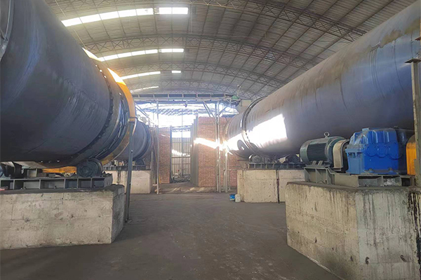 宁夏大型煤泥烘干机设备项目实拍现场 宁夏大型煤泥烘干机设备项目实拍现场