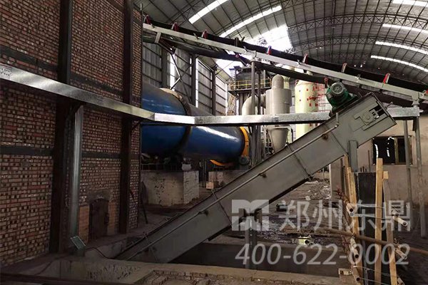 煤泥烘干机项目安装现场图